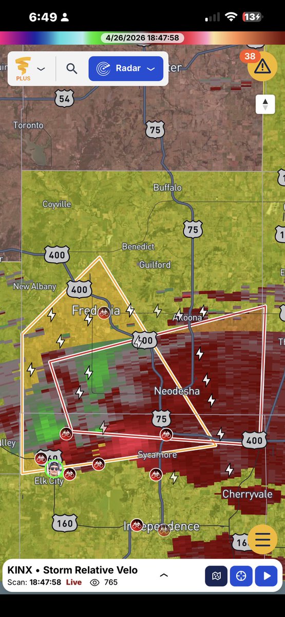 cashman1210's tweet image. Tornado on the ground in nedooasha kanas get in your shelter now #weather