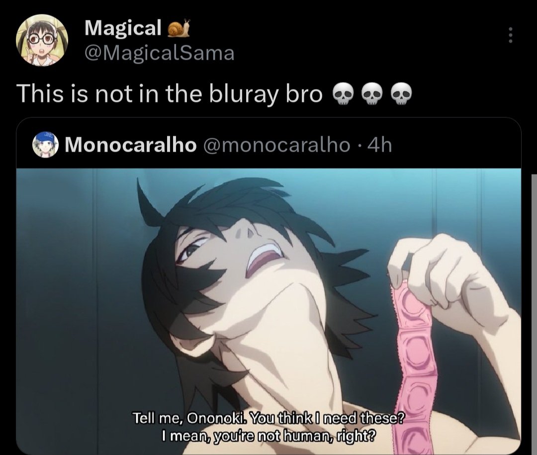 Monogatari Struggle Posts tweet media