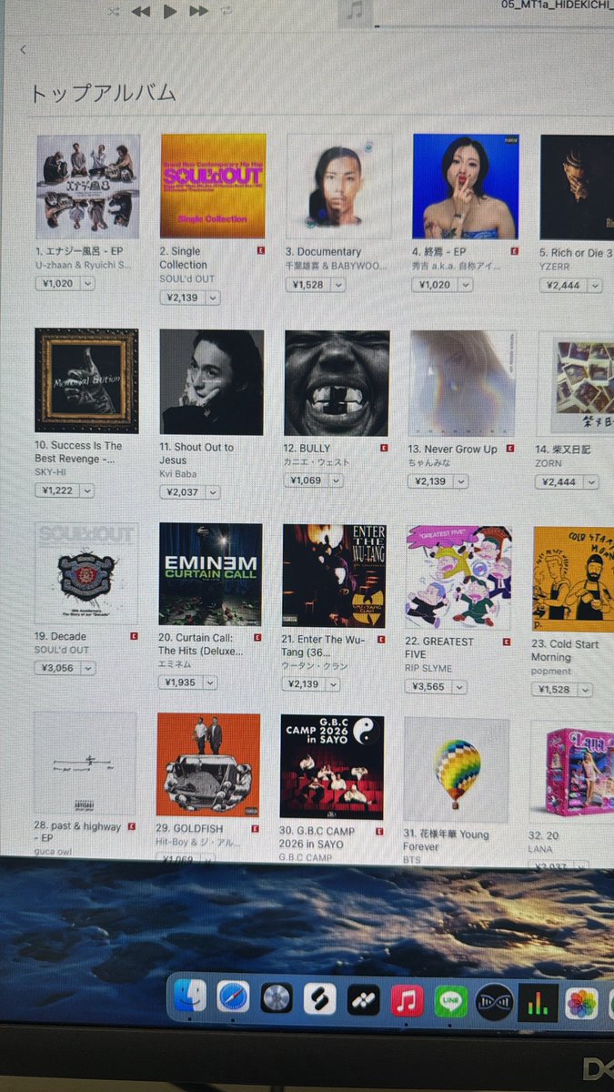 KhronosBeatz's tweet image. iTunesヒップホップアルバムチャート  
現在4位にランクインしています。

この作品に関われたことに感謝です。
もっともっと広がります様に🚀

#hiphop #iTunes