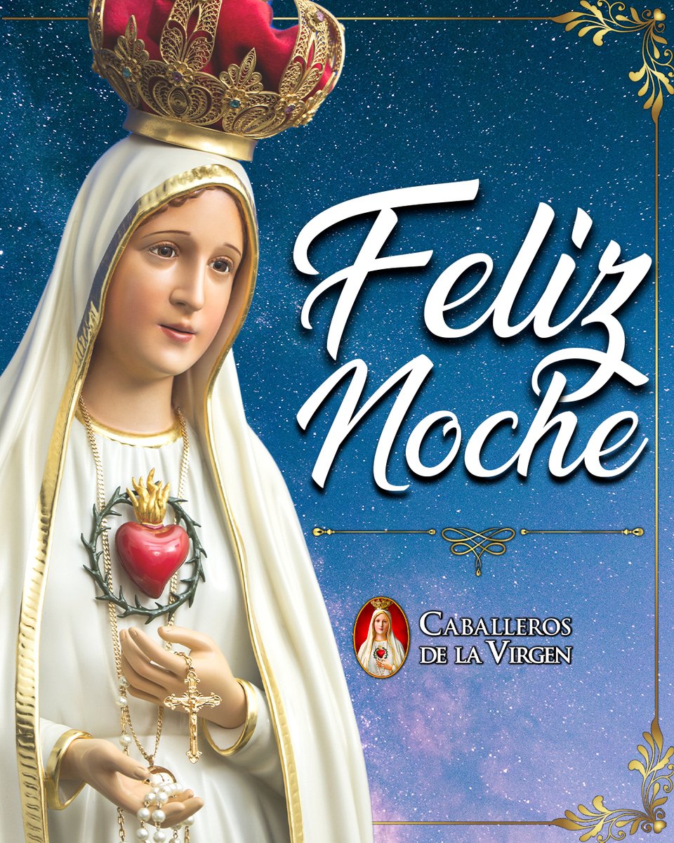 Feliz noche; que la paz de Dios repose en tu corazón, renueve tu alma y te conceda un descanso lleno de amor.