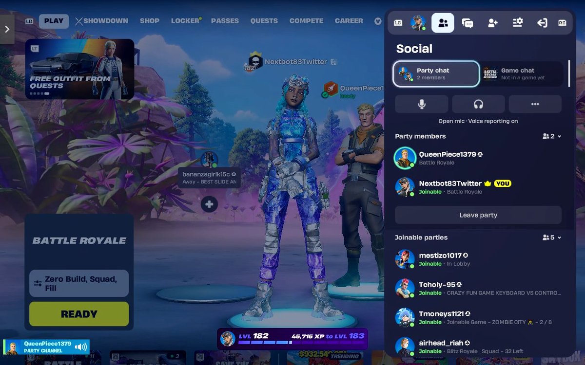 nextbot8363806's tweet image. I’m playing Fortnite right now 👀🎮
If you wanna run some games with me, just hit me up! I’m always down to play 🔥 yeahhh…

#Fortnite #Gaming #GamerLife #PlayWithMe #SquadUp #OnlineGaming #FortniteCommunity #LetsPlay #Gamers #ChillVibes