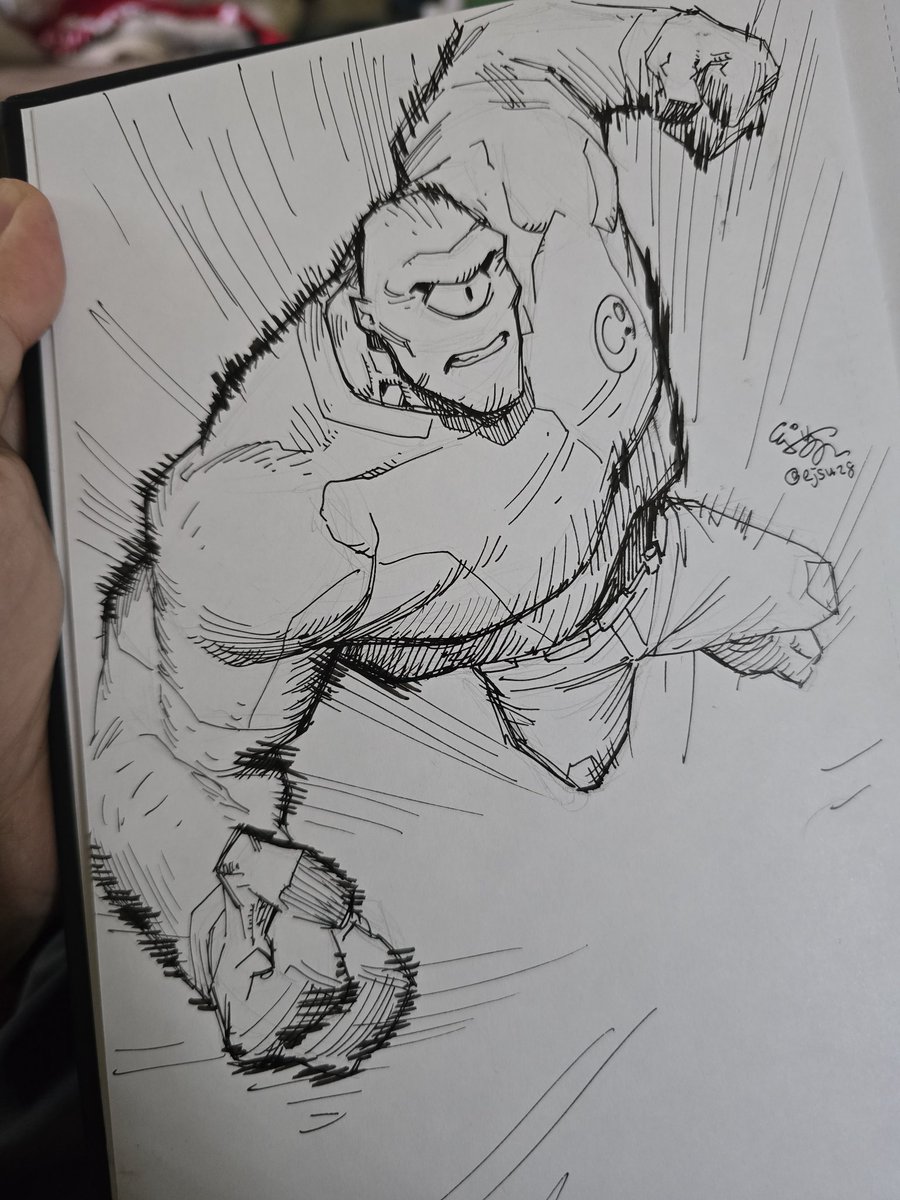 ejsu28's tweet image. Break time sketch.
#TechJacket &amp;amp; #AllenTheAlien