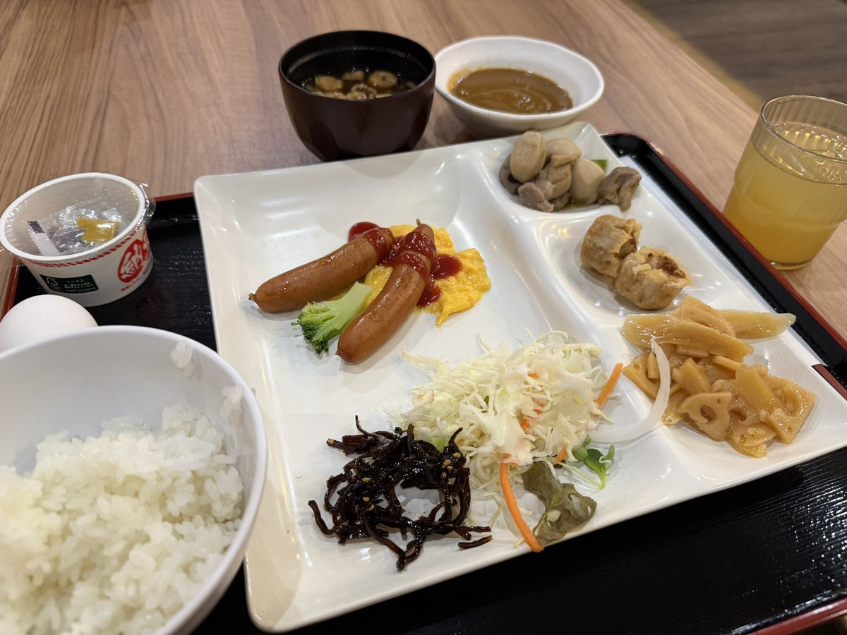 consaurunner's tweet photo. 2026/04/27
9時00分
ウェルビー栄の朝ごはん https://t.co/6cO0tt0SVC