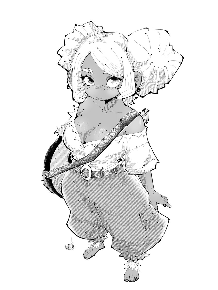 Curious halfling female bard