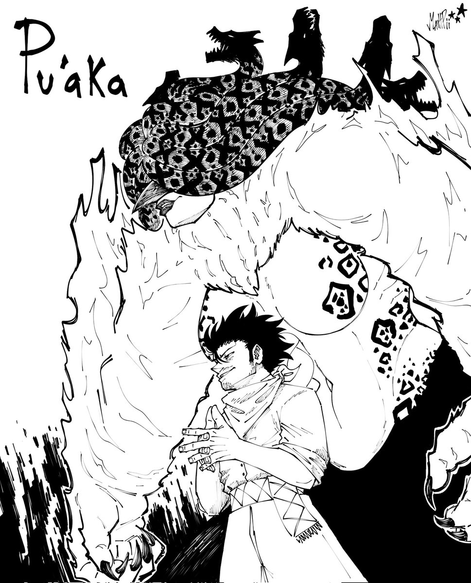 Como bonus tenemos a la "bestia fusion Pu'aka"
#JujutsuKaisen