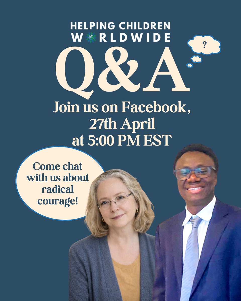 HCWtoday's tweet photo. It’s one thing to say we believe children belong in families. It’s another thing to dismantle a decade-old model to make that belief a reality. Join us on Monday, April 27th at 5:00 PM EST for a special Facebook Live with Laura and Nabs. https://t.co/TMzQ5cYw2p