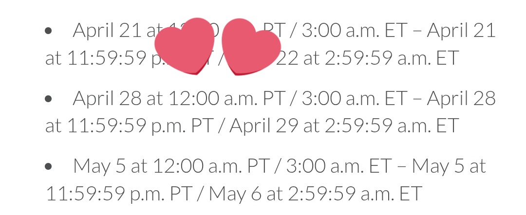 Jangan lupa besok ada jadwal TURBO VOTE ke 2 untuk #AMAs 
Jangan lupa catat tanggal dan jam 
Set alarm kalian📢📢

🗓 28 April, 14.00 WIB – 29 April, 13.59 WIB