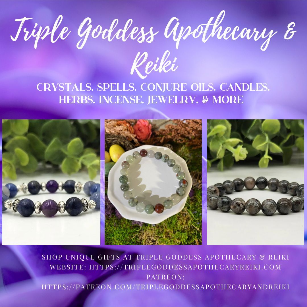 triplegoddessa1's tweet image. Shop crystals, candles, herbs, tarot cards, incense, and more at bio.site/rowanravenwolf #etsy #crystals #tarot #candles #triplegoddessapothecaryandreiki