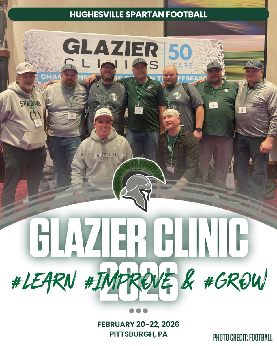 HVILLE_SPARTANS's tweet image. Our Spartan football coaches attended a Glazier Clinic held in Pittsburgh. @HS21football @piaad4sports @AthleticsPhac #Learn #Improve #Grow #GoSpartans Glazier Clinics: glazierclinics.com