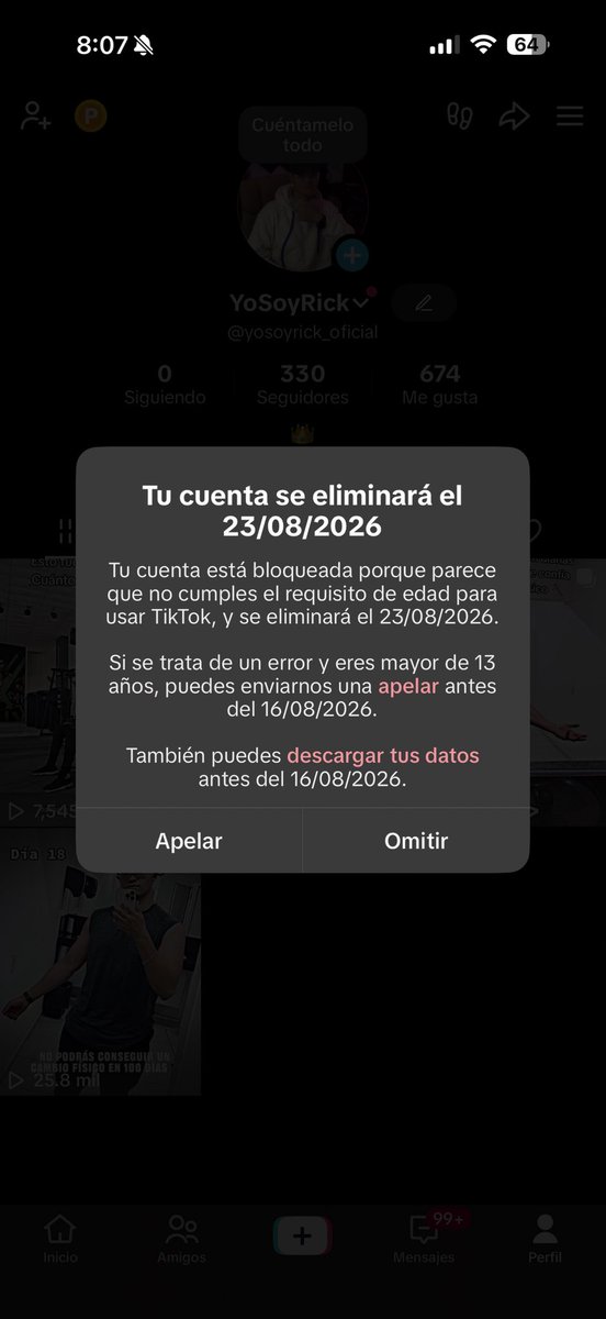 Código: YoSoyRick 💪 tweet media