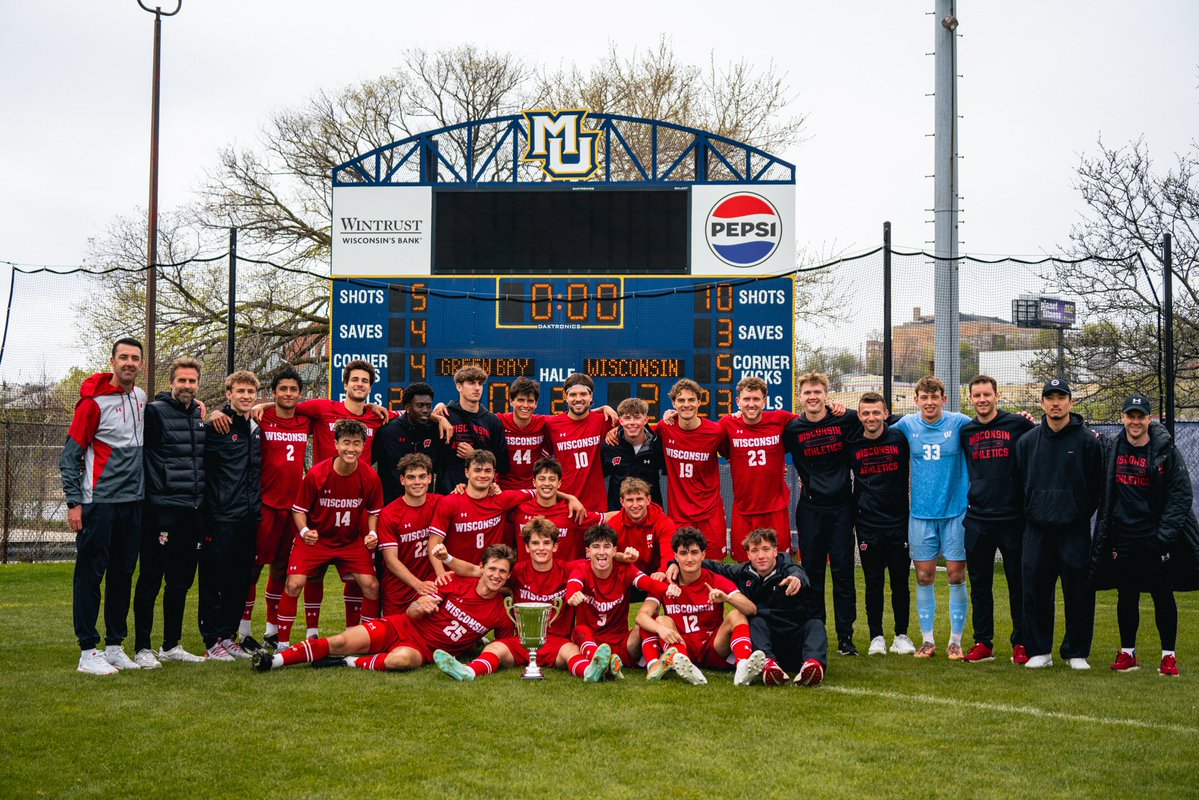 Wisconsin Men’s Soccer tweet media