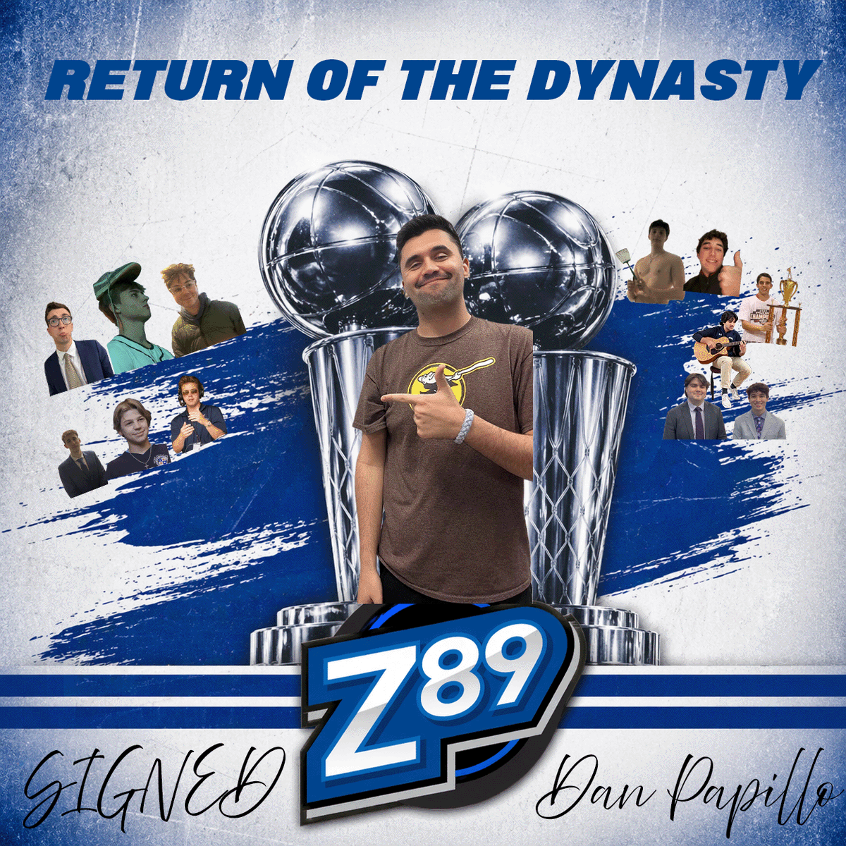 WatsonCupChamps's tweet photo. Welcome to the Dynasty, @DanPapillo.
He took one look at the quality of CC this semester and knew he had to leave @CitrusWatsonCup.
Might be time to rethink how much production goes on.
#ReturnOfTheDynasty #MyEP #StellakAttack https://t.co/WpwN6gcBpR