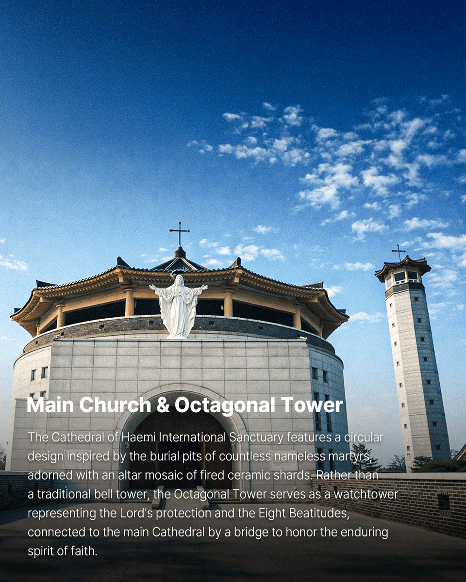 mieltravel's tweet image. Discover the peace of Haemi International Sanctuary 🕯️🇰🇷

A Vatican-recognized site honoring the courage of thousands of unnamed martyrs. 

Plan your peaceful pilgrimage with Miel Travel
#Catholic #Pilgrimage #WYD2027 #MielTravel