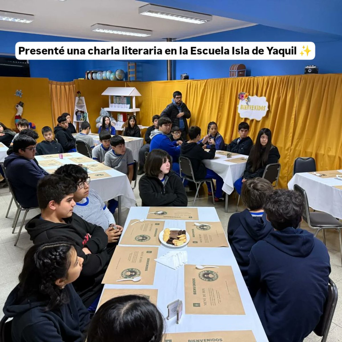 carolinacarvac's tweet photo. 📚🔖 Tuve la oportunidad de participar en diferentes actividades de la celebración del Día Internacional del Libro en Santa Cruz. Me siento muy agradecida por cada momento vivido.

#cultura #díadellibro2026 #santacruzchile #autoraschilenas https://t.co/j4NE1FPcHF