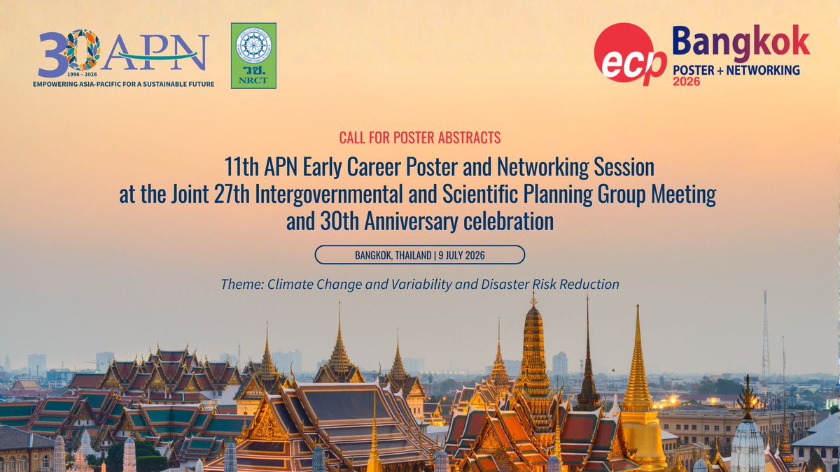 Asia-Pacific Network for Global Change Research tweet media