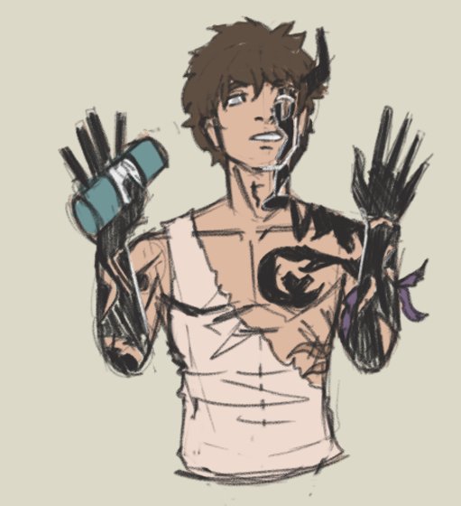 Phonssy_'s tweet photo. @OtaldoKass @2Interrogacao O Skitt! 

(Não gosto muito da imagem de IA. Mas é a única que tem a jaquetinha nova dele ;-;) https://t.co/GRz6lonwPZ