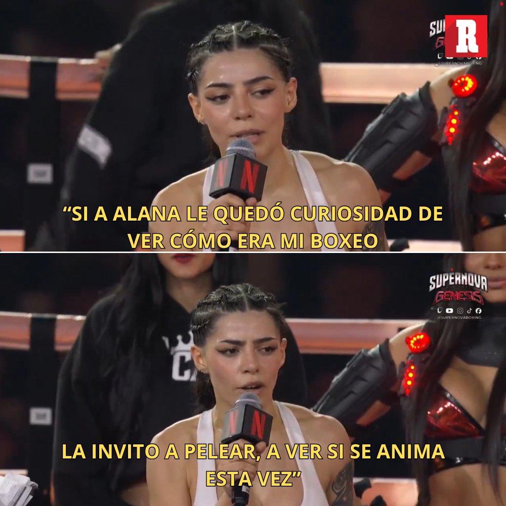 record_mexico's tweet photo. AH CARAAAAY

Milica venció a Kim Shantal en Supervona y aprovechó para mandarle un tremendo mensaje a Alana.

¡El reto está puesto! https://t.co/dbS9DxLBSm