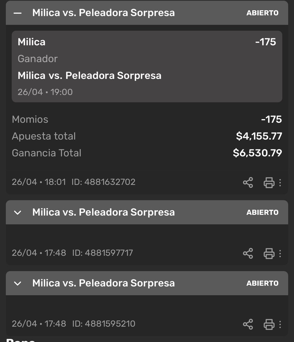 SoyAldo21's tweet photo. @GallitoVip @playdoitmexico Igual aposté Milica ML y no la pagan 🫠 https://t.co/dXINMntH3B
