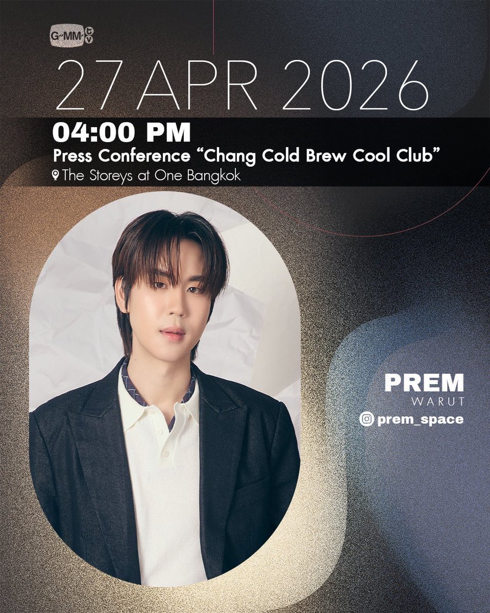 🗓️ 27.04.2026
⏰ 04.00 PM (GMT+7)

วันนี้ใครว่างไปให้กำลังใจน้องเปรมกันค่ะ รับประกันว่าการได้เจอน้องจะทำให้คุณได้เห็นความน่ารักและใจฟูกลับบ้าน🐷🩵

#prem_space