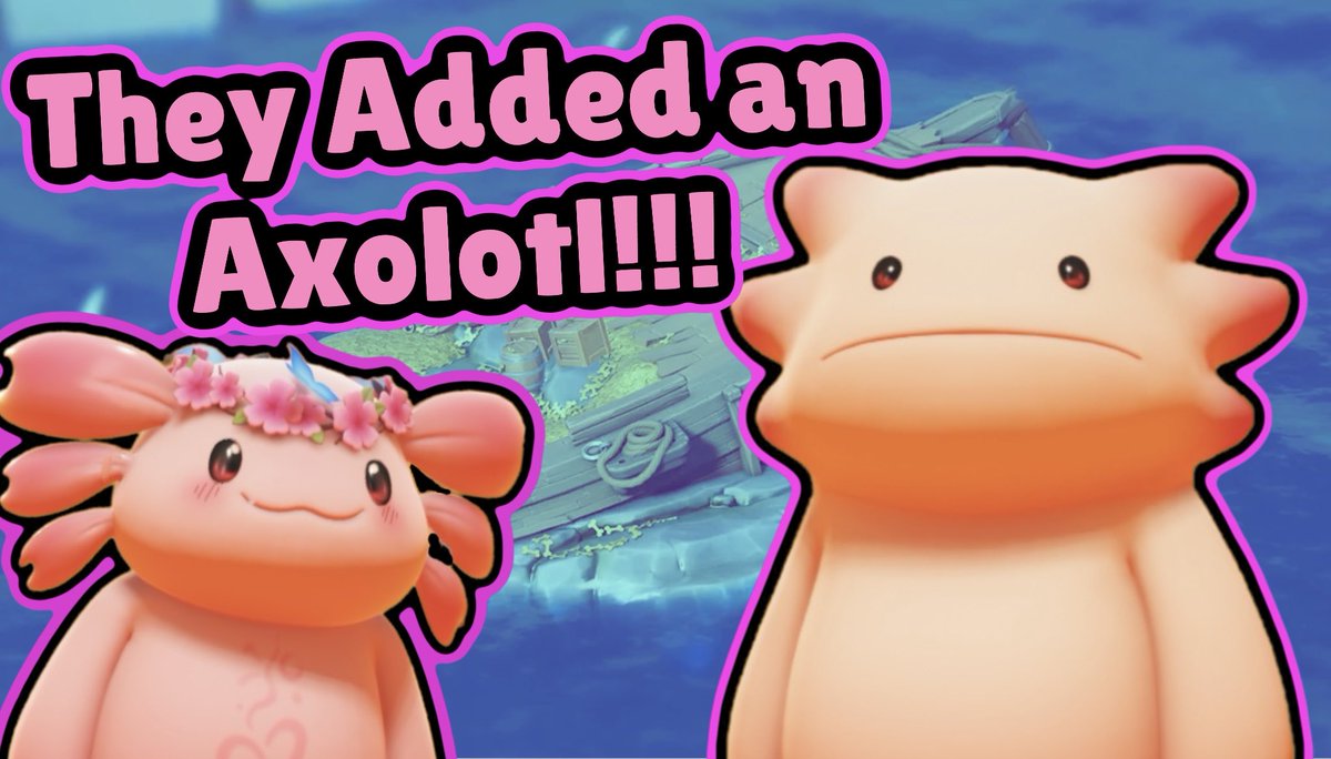 BioPeashooter's tweet image. Hey everyone today we’re once again hoping on Party Animals! And this time we’re going to be playing the new Axolotl character Sal. Been wanting an Axolotl character in the game for a long time and I’m so happy we got one 😊 

youtu.be/11EFm030gv4?si…

#partyanimals
