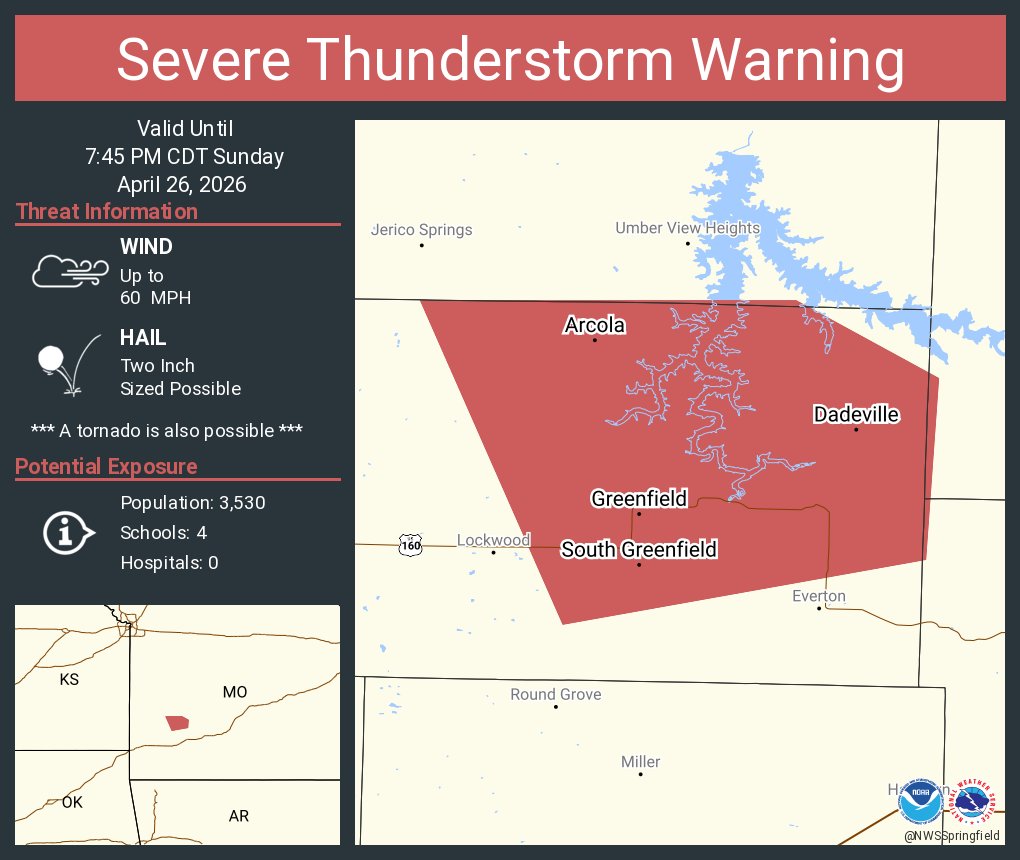 NWS Severe Tstorm tweet media