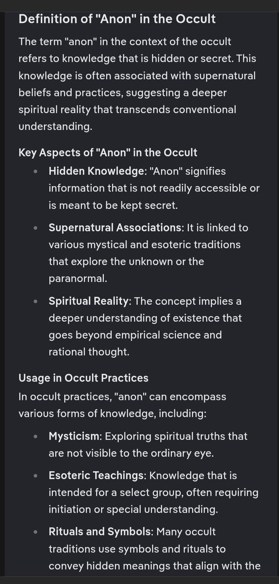 NEOANDERSON1776's tweet photo. @ShadowofEzra ANON 
OCCULT DEFINITION 

I REBUKE THIS FALSE SAVIOR DONALD TRUMP
IN THE LORD JESUS CHRIST NAME 
 
THANK YOU HOLY GHOST 

GLORY TO THE LORD JESUS CHRIST YESHUA THE MESSIAH 
I GIVE YOU ALL THE CREDIT AND ALL THE PRAISE AND ALL THE GLORY.
THE GLORY TO GOD THE FATHER https://t.co/f1tWx7T9II