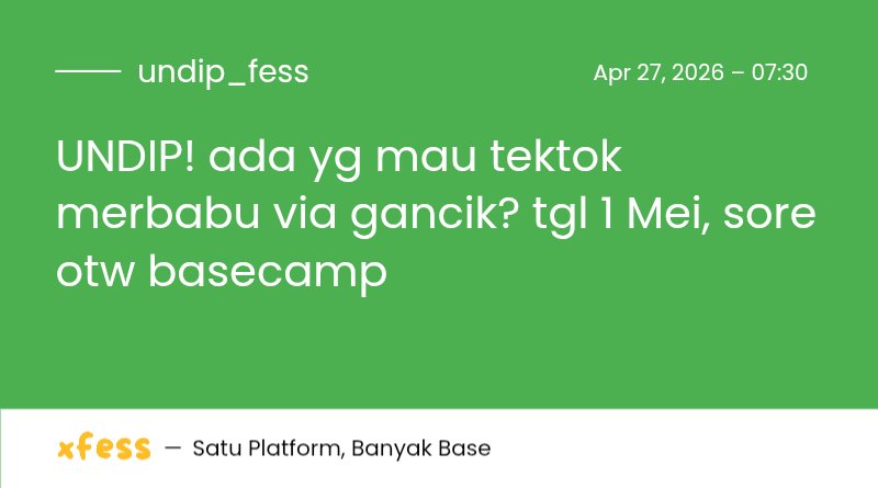 UNDIP MENFESS tweet media