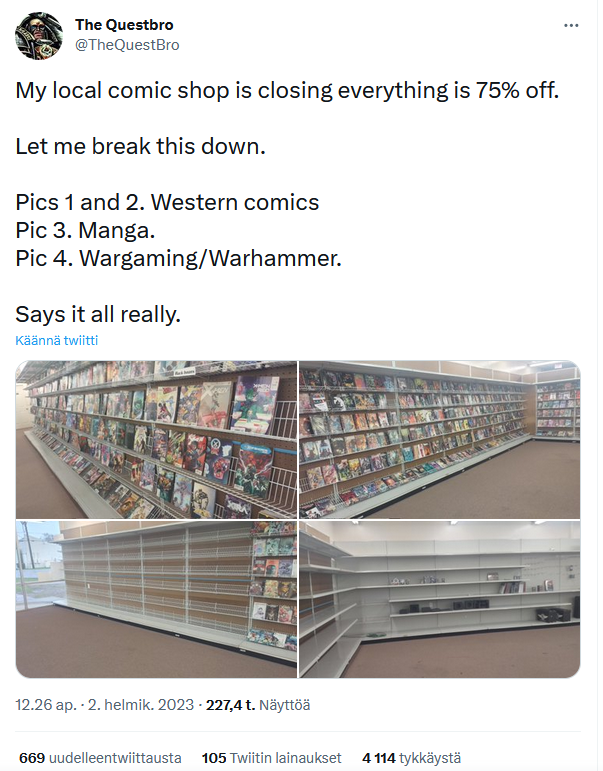 RealTruthKnight's tweet image. #Woke slop doesn't sell. #comicsgate