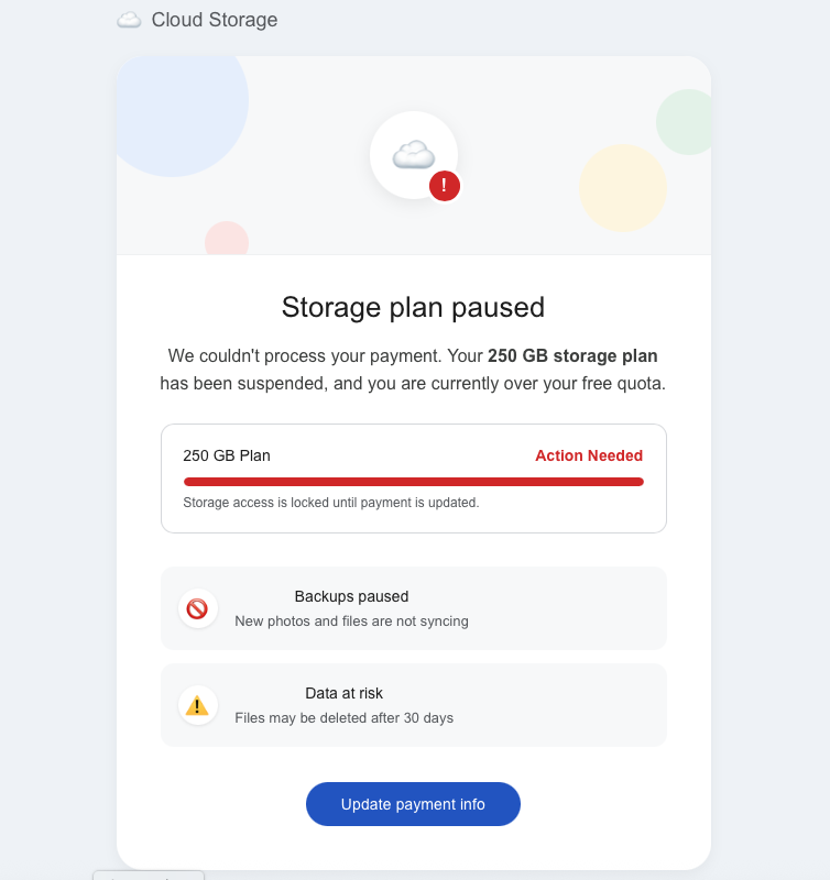 TSGaxe's tweet photo. @google 
Idiots keep using https://t.co/z2yeTg4zCR to #phish for my credit card info, as in clickbait:
https://t.co/DQf3LkLTaH
Give us a place to send the emails with raw source
And stop harboring them https://t.co/x7s6NcZF45
