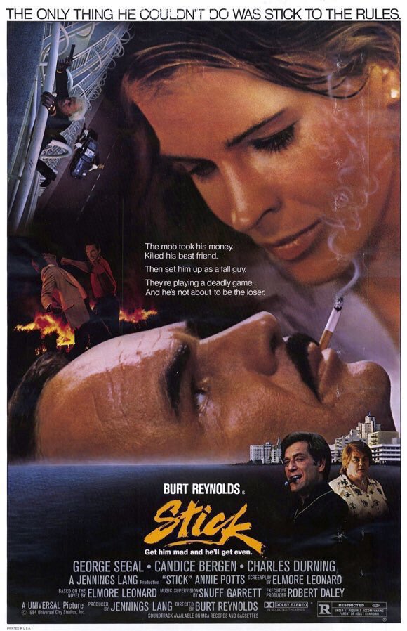 FilmNewsNos's tweet photo. 🎬MOVIE HISTORY: 41 years ago today, April 26, 1985, the movie ‘Stick’ opened in theaters!
#BurtReynolds #CandiceBergen #CharlesDurning #GeorgeSegal #JosePerez #RichardLawson #CastuloGuerra #DarRobinson #TriciaLeighFisher #SachiParker #AlexRocco https://t.co/5jePbeU2BZ