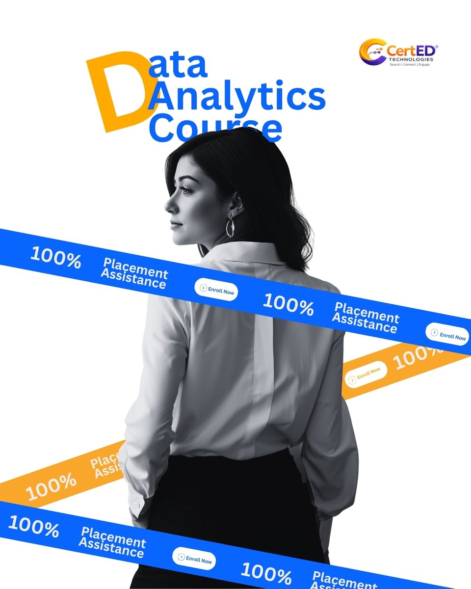 sharma93pravee1's tweet image. 🚀 Want a Career in Data?

Join our Data Analytics Course with practical training + placement assistance. Learn top tools &amp;amp; become job-ready fast!

📞 +91 93029 56564 | +91 74006 54552
#DataAnalytics #Course #Jobs #Skills #Career #CertEDTechnologies