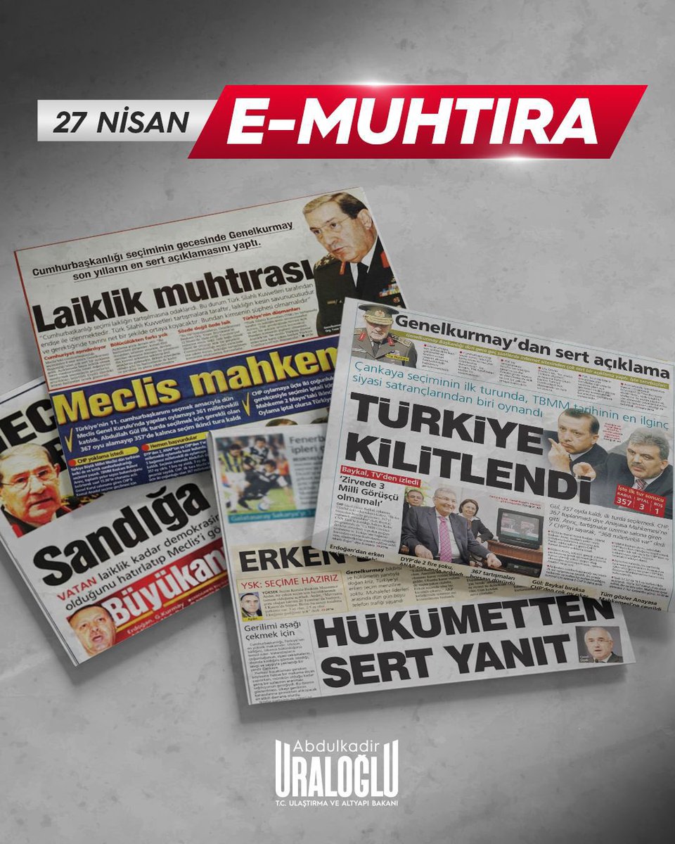 Abdulkadir URALOĞLU tweet media