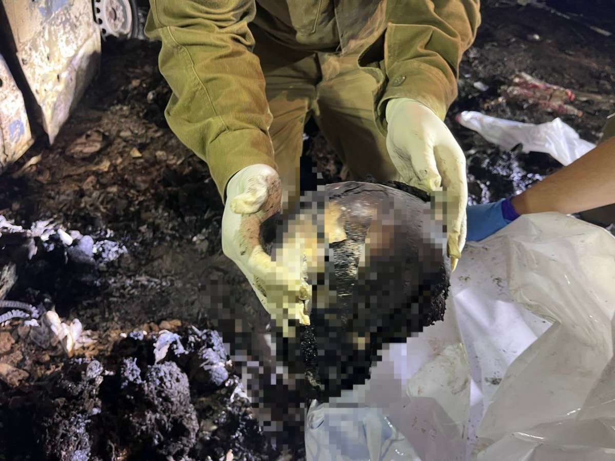 burned alive inside their homes

10/7 massacre
