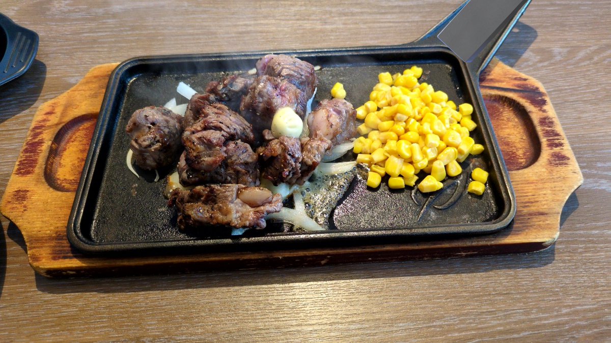 rin0927flower's tweet photo. リブステーキ https://t.co/iy0X12iJ6u
