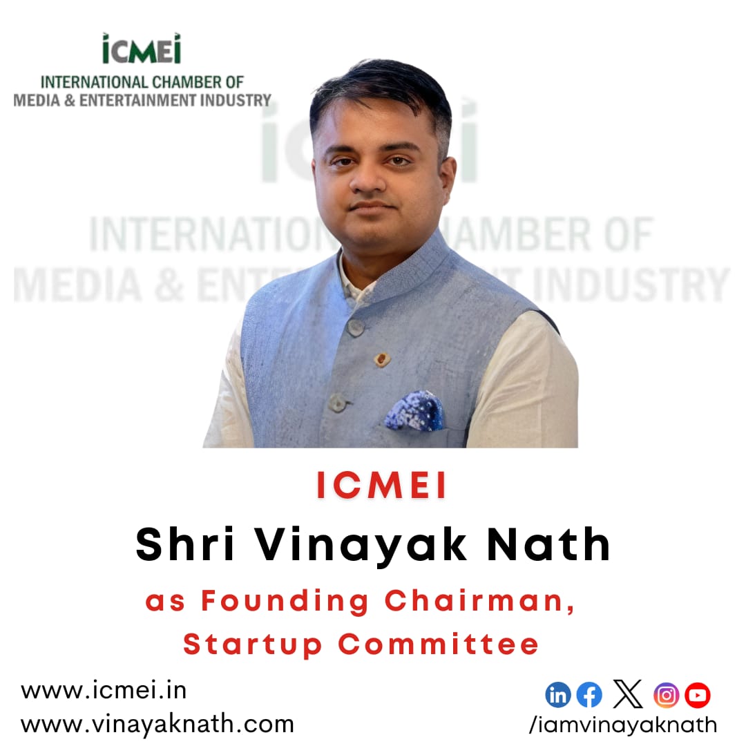 iamvinayaknath's tweet image. Honoured and a privilege to be able serve even more 🙏🏻

@icmeiofficial
18+ years | 100+ countries | own film studios, newspaper, news agency, radio station, and TV channel  🎬 🎥🎙️📰

#media #news #newspaper #films #entertainment #startups #mentoring #funding