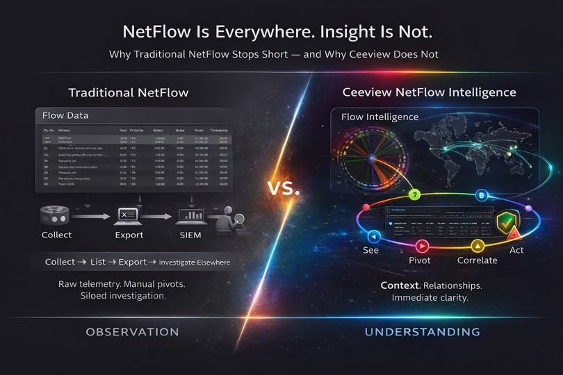 ceesoft's tweet photo. Still exporting NetFlow data to figure out what’s happening?

Collect → Export → Investigate elsewhere → Pivot → Correlate…

It’s a familiar process.

It’s also where most of the time gets lost.

There’s a better way to approach this ↓
https://t.co/AYOD645oA8 https://t.co/d79AQi0ife