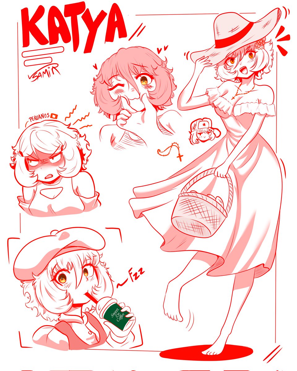 v_Samir_'s tweet photo. Un pequeño sketch!! ^•^ https://t.co/vNyEHSG1WS