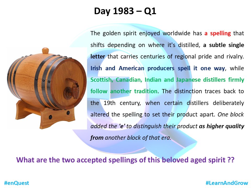 enQuest_'s tweet image. Day 1983 - Q1             

#enQuest 

#LearnAndGrow