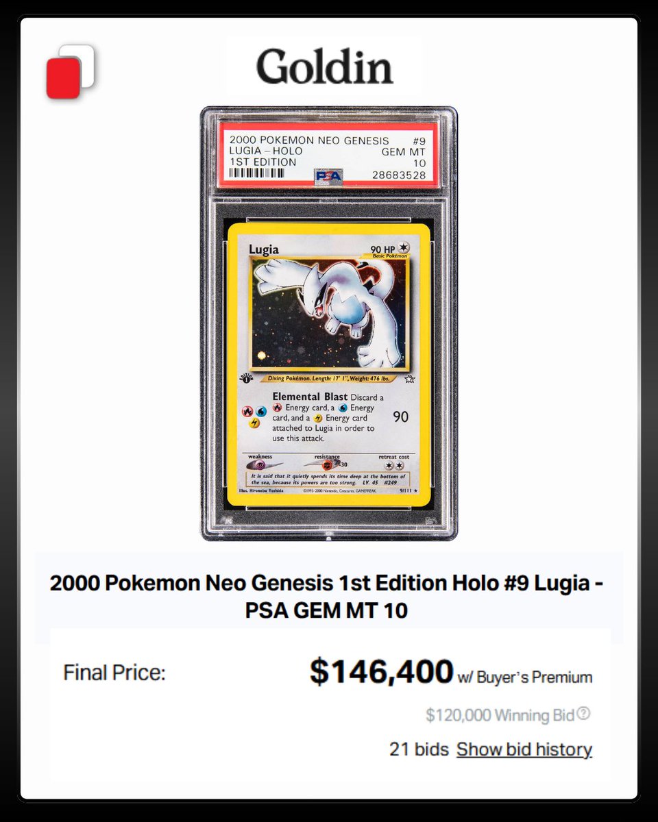 dragon ball super card game nationals Lugia #9 EXTENDED ART – Raycardza