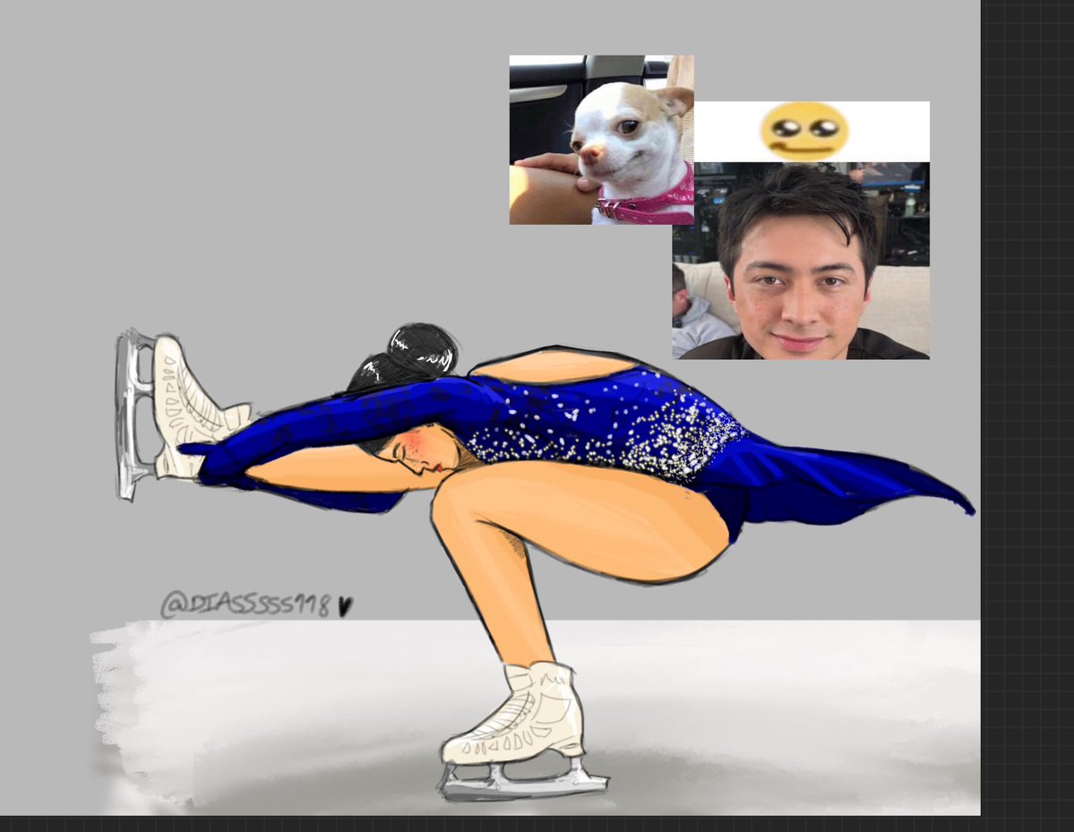 Jane Hollander figure skater sketch for today :> #hollanova