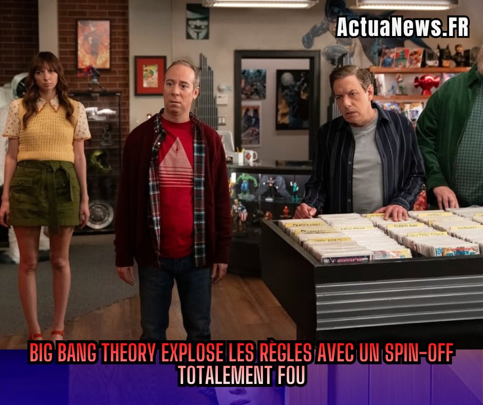ActuaNewsFr's tweet image. Big Bang Theory ose un spin-off totalement inattendu : Stuart face à un chaos multiversel sur HBO Max 😳
Génie créatif ou pari trop risqué ?
Les fans sont déjà divisés… et vous ? 👇
actuanews.fr/2026/04/27/big…

#BigBangTheory #HBOmax #StuartFailsToSaveTheUniverse