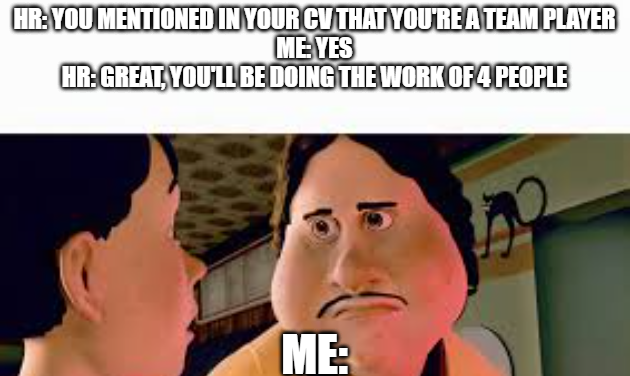 ksepiyas's tweet photo. #meme #memes #corporatememe #officehumor #workhumor #relatablememes #funnymemes #dailyhumor #genzmeme #memecontent https://t.co/04kTrpXhEj