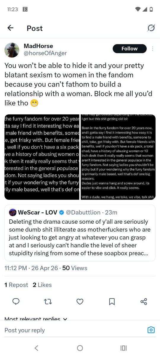 WeScar - LOV tweet media