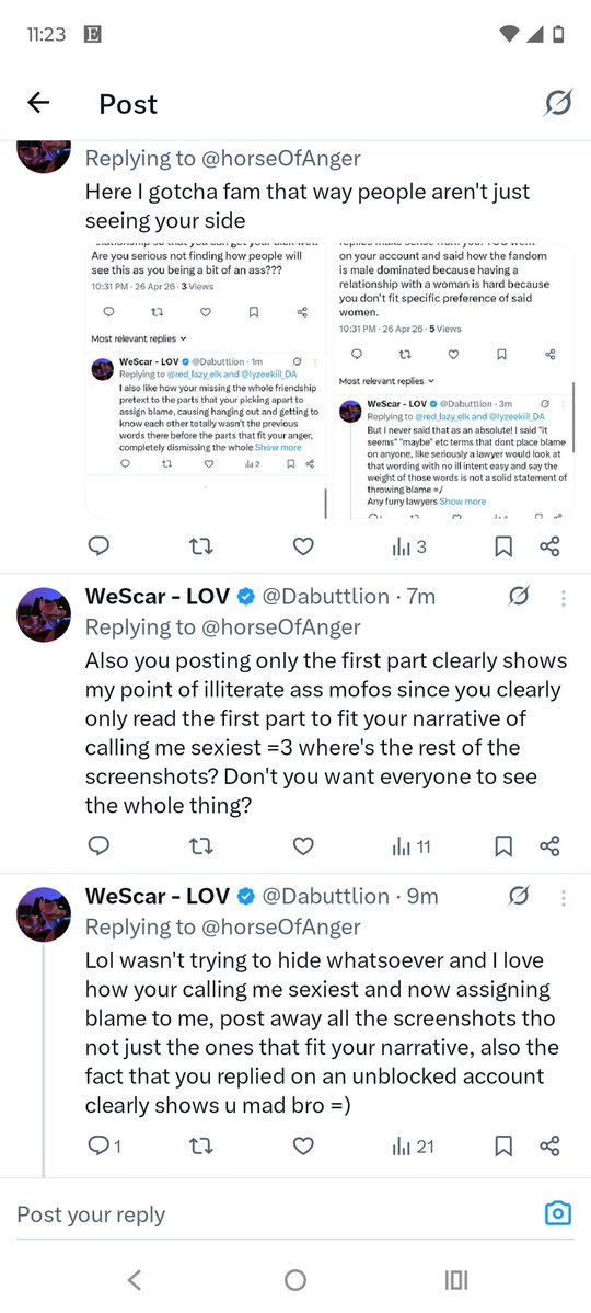 WeScar - LOV tweet media