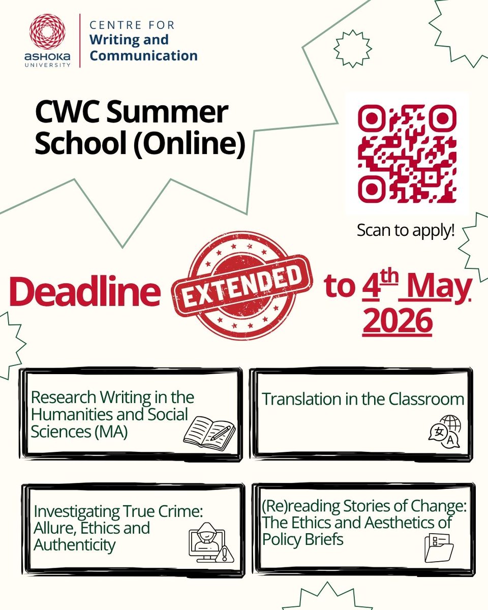 Centre for Writing and Communication (CWC) tweet media