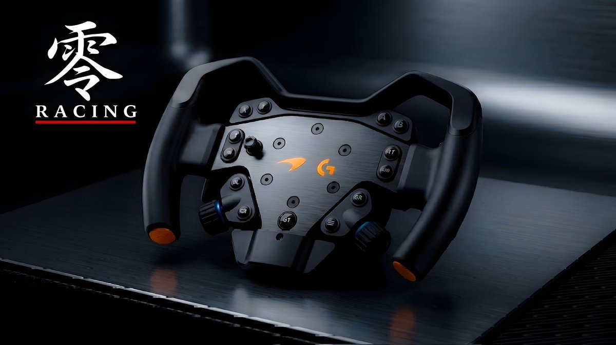 TheZeroRacing's tweet image. Love the style of this wheel 🔥 #gt7 #granturismo7 #logitechg