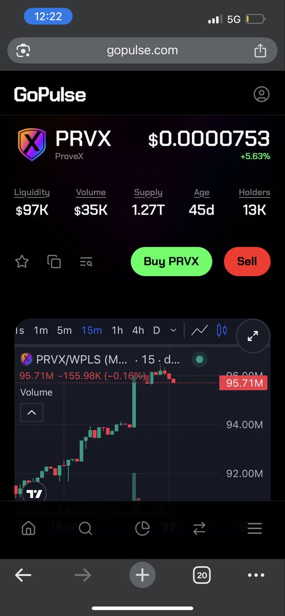 CryptoWorldRev2's tweet image. First #HEX post in a while. 

I see major opportunity in PRVX.

I’ve watched the wallets go from 12k to 13k over the past few days and think about what is potentially coming. 

How many sacrificed for #Pulsex and #PulseChain

It was 5x as many people. 

Hope #ETH  pumps too