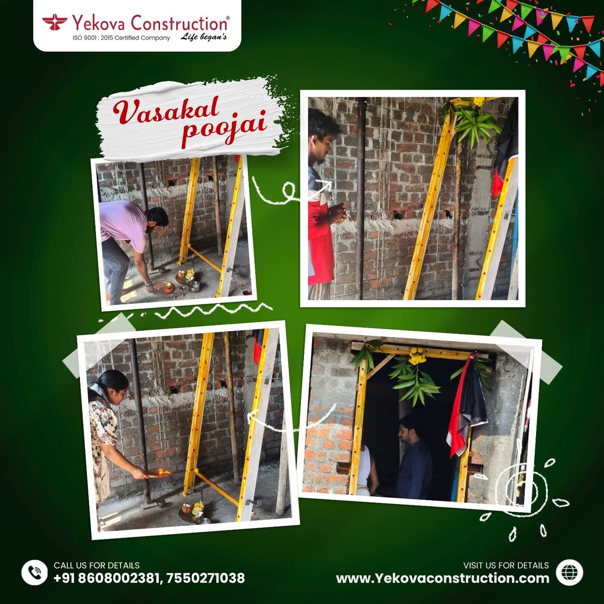 surendarbabu40's tweet image. A blessed beginning as Yokova’s client performs the traditional Vaasakal Pooja for a prosperous new home.
Reach out to us!
📞+91-8608002381/+91-7550271038
📩 yekovaconstruction@gmail.com
🌐 yekovaconstruction.com
#VaasakalPooja #NewHome #AuspiciousStart #HomeConstruction