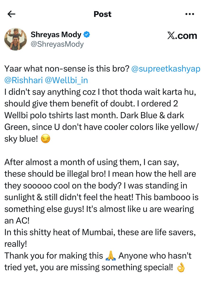 Supreeth Kashyap tweet media