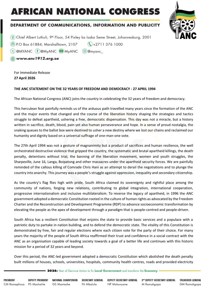 ANC - African National Congress tweet media